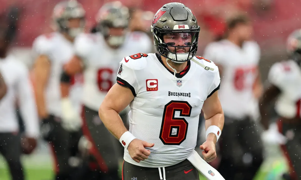 Buccaneers quarterback Baker Mayfield suspended due to…